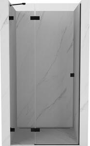 Mexen, Ușă de duș cu balamale pe stânga Mexen Lunar 70 cm, transparentă, neagră - 834-070-000-70-00-L