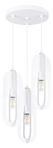 Lustră pe cablu Sollux SL.1361 NICUS 3xE27/15W/230V alb