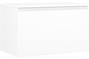 Mexen Orio, mobilier de baie 80 cm cu blat, 1 sertar, alb mat, 91A10-08047-1-BFC01