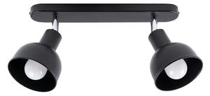Spot Sollux SL.1317 ELBA 2xE27/15W/230V negru