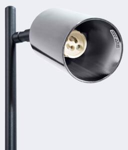 Lampă de masă Sollux SL.1373 WINX 1xGU10/10W/230V negru/crom