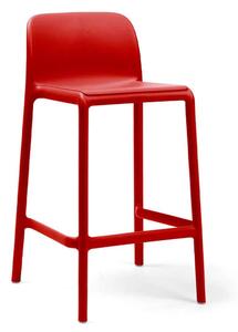 Scaun de Bar, Exterior, Nardi - Faro Mini, 65 cm - Rosso