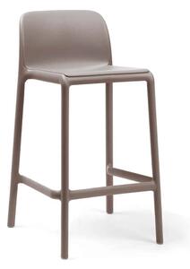 Scaun de Bar, Exterior, Nardi - Faro Mini, 65 cm - Tortora
