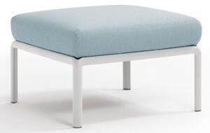Pouf de Exterior, Nardi - Komodo Pouf - Bianco ghiaccio Sunbrella®