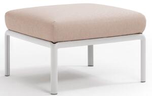 Pouf de Exterior, Nardi - Komodo Pouf - Bianco canvas Sunbrella®