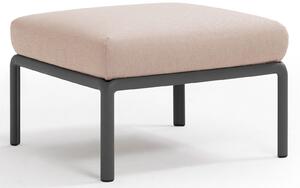 Pouf de Exterior, Nardi - Komodo Pouf - Antracite canvas Sunbrella®