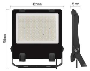 Proiector LED AVENO LED/300W/230V 4000K 48000 lm IP66 negru