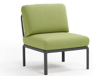 Fotoliu de Exterior fara Cotiera, Nardi - Komodo Elemento Centrale - Antracite avocado Sunbrella®