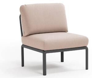Fotoliu de Exterior fara Cotiera, Nardi - Komodo Elemento Centrale - Antracite canvas Sunbrella®