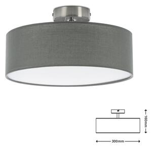 Plafonieră Briloner 3375-024 1xE27/40W/230V d. 30 cm gri