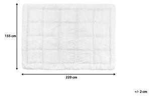 Pătură 220x155 cm Karibo (alb). 1010252