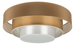 Plafonieră LED Duolla LUNETA LED/26W/230V d. 60 cm 4000K maro/auriu