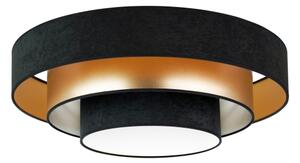 Plafonieră LED Duolla LUNETA LED/26W/230V d. 60 cm 4000K negru/auriu