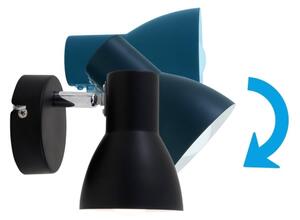 Spot de perete Briloner 10698889 1xE14/25W/230V negru