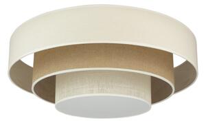 Plafonieră LED Duolla LUNETA LED/26W/230V d. 60 cm 4000K crem/maro