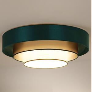 Plafonieră LED Duolla LUNETA LED/26W/230V d. 60 cm 4000K verde/auriu