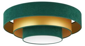 Plafonieră LED Duolla LUNETA LED/26W/230V d. 60 cm 4000K verde/auriu
