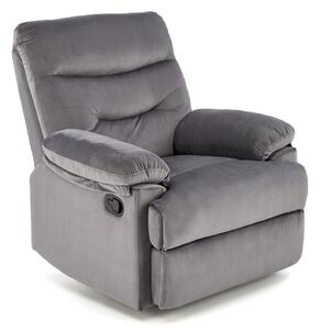 Fotoliu recliner Houston Terra, Gri, Tapiterie, 105x85x90cm, 34 kg
