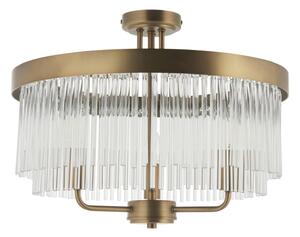 Endon 119109 - Plafonieră aplicată CLERMONT 3xE14/6W/230V alamă
