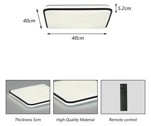 Brilagi - Plafonieră LED dimmabilă SMART/24W/230V 43x43 cm Wi-Fi Tuya + telecomandă