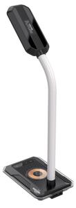 Lampă LED RGBW dimabilă de masă cu încărcare Qi Immax 08989L 30W/230V negru