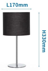 Lampă de masă Aigostar 1xE14/40W/230V negru