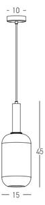Lustră pe cablu Zambelis 22070 1xE27/40W/230V d. 15 cm auriu