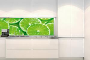 Fototapet pentru bucătărie - lime 180 x 60 cm