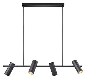Lustră pe cablu Nordlux ALANIS 4xGU10/15W/230V negru
