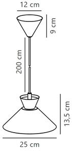 Lustră pe cablu Nordlux DIAL 1xE27/40W/230V gri