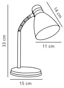 Lampă de masă Nordlux CYCLONE 1xE14/15W/230V alb