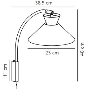 Lampă de perete Nordlux DIAL 1xE27/40W/230V negru