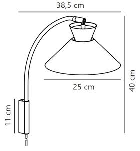 Lampă de perete Nordlux DIAL 1xE27/40W/230V alb