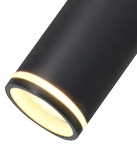Lustră pe cablu PARIS 6xGU10/12W/230V negru