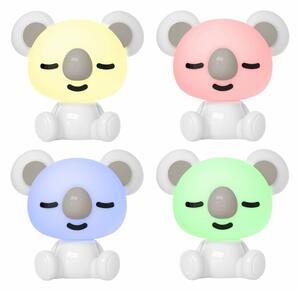 Veioză LED RGBW dimabilă de veghe pentru copii 2,5W/230V alb koala