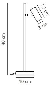 Lampă LED dimabilă de masă Nordlux OMARI LED/3,2W/230V alb