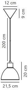 Lustră pe cablu Nordlux POP 1xE27/40W/230V verde-mentă