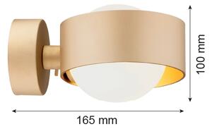 Aplică pentru baie Argon 8567 MASSIMO PLUS 1xG9/6W/230V auriu