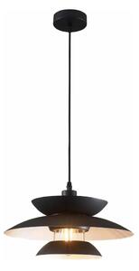 Lustră pe cablu BERIT 1xE27/20W/230V negru