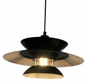 Lustră pe cablu BERIT 1xE27/20W/230V negru