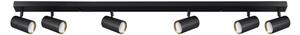 Spot NICEA 6xGU10/10W/230V negru