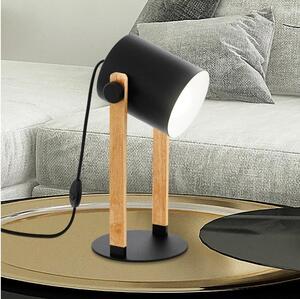 Eglo 43047 - Lampă de masă HORNWOOD 1xE27/28W/230V