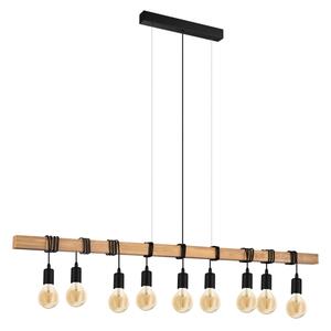Eglo 49744 - Lustră pe cablu TOWNSHEND 9xE27/60W/230V