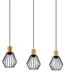 Lustră pe cablu Eglo 44094 PALMORLA 3xE27/60W/230V