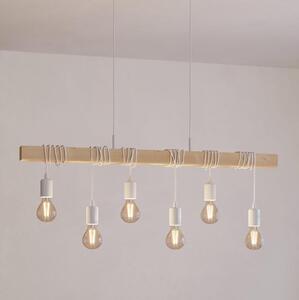 Eglo 43705 - Lustră suspendată pe cablu TOWNSHEND 6xE27/60W/230V