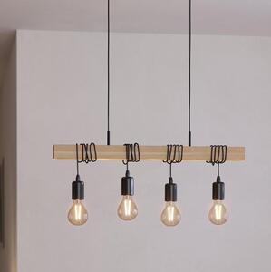 Eglo 43512 - Lustră suspendată pe cablu TOWNSHEND 4xE27/60W/230V