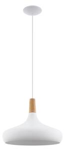 Eglo 96983 - Lustr SABINAR 1xE27/60W/230V, pr. 40 cm, alb
