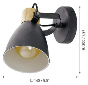 Eglo 901174 - Lampă spot COSWARTH 1xE27/25W/230V