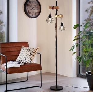 Eglo 44081 - Lampă de podea TOWNSHEND 2xE27/60W/230V