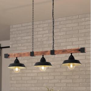 Eglo 44086 - Candelabru OLDBURY pe lanț, 3xE27/60W/230V